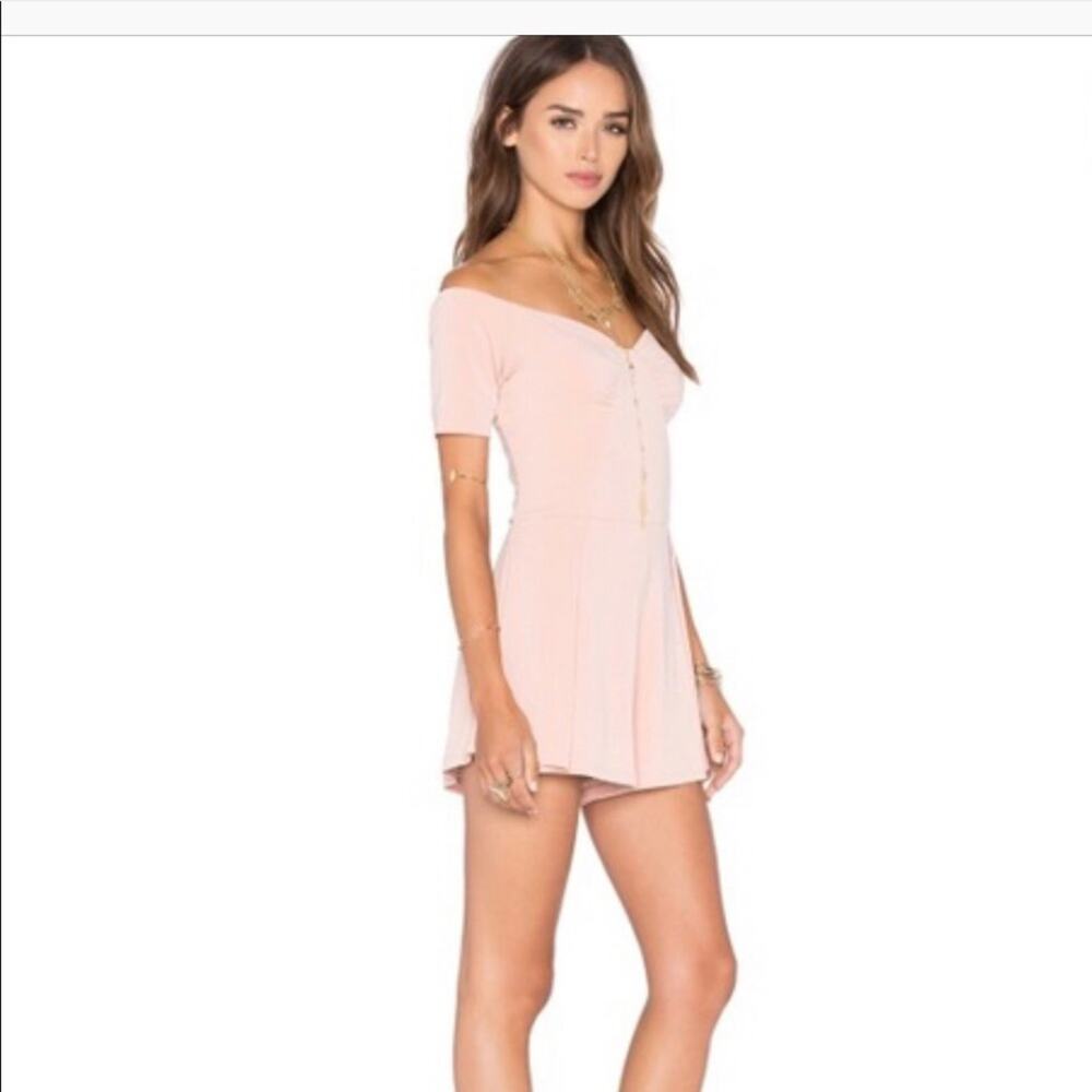 NWT NBD Off The Shoulder Romper